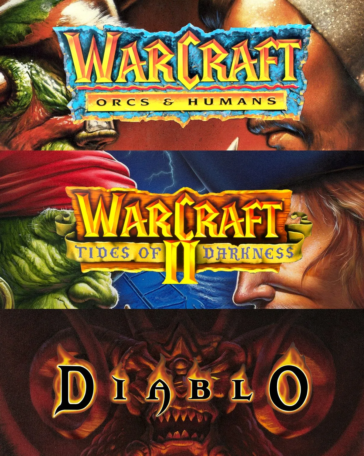 Blizzard Lança Surpresa: Warcraft, Warcraft II e o Primeiro Diablo Disponíveis no Battle.net