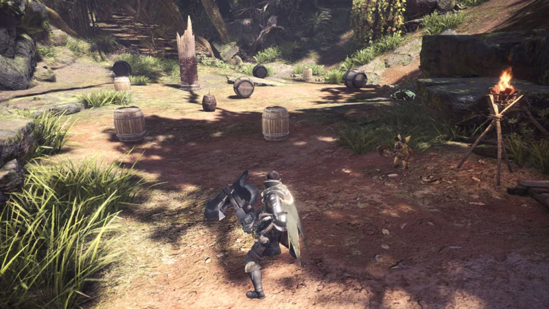 Como Praticar Armas na Área de Treinamento em Monster Hunter Wilds