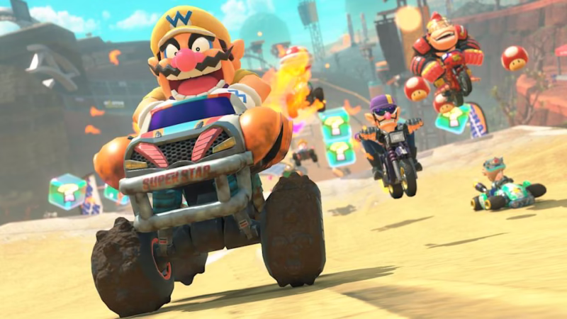 Como usar o recurso de retroceder em Mario Kart World no Switch 2