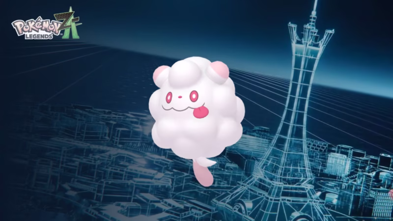 Evolua Seu Swirlix para Slurpuff em Pokémon Legends: Z-A