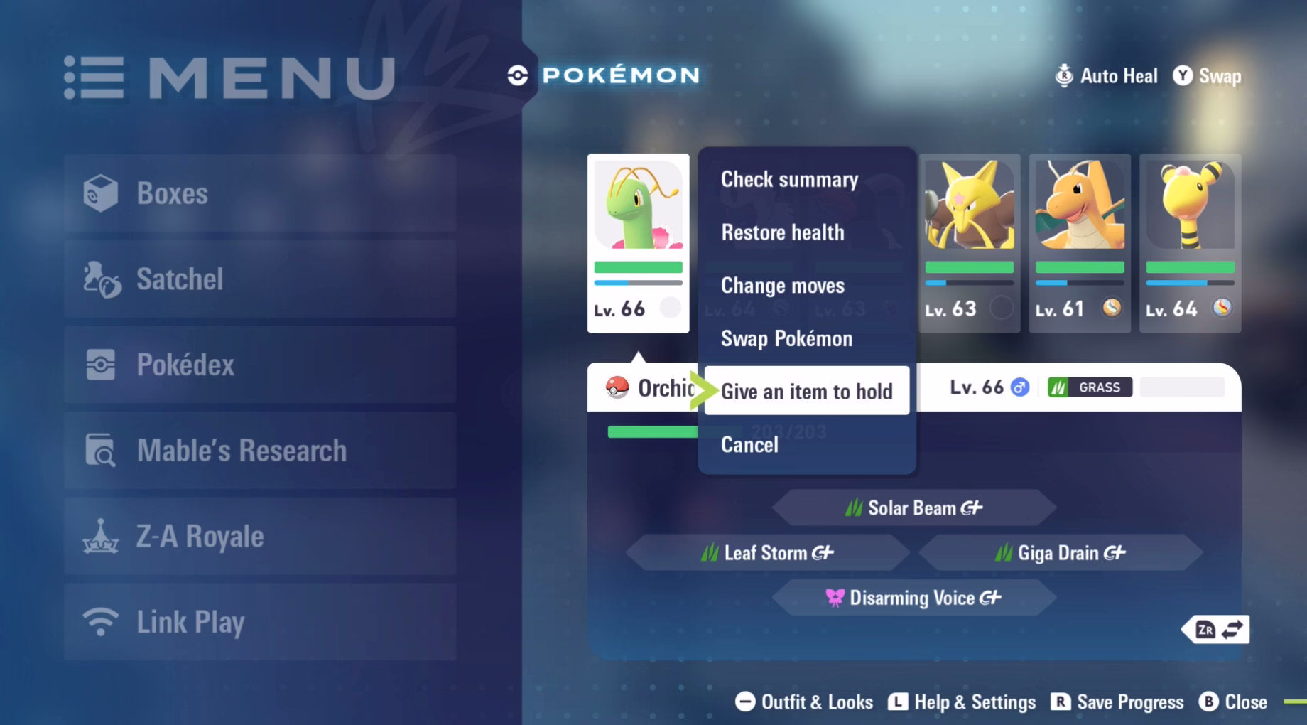 Mega Stones Pokémon Legends: Z-A — imagem 4