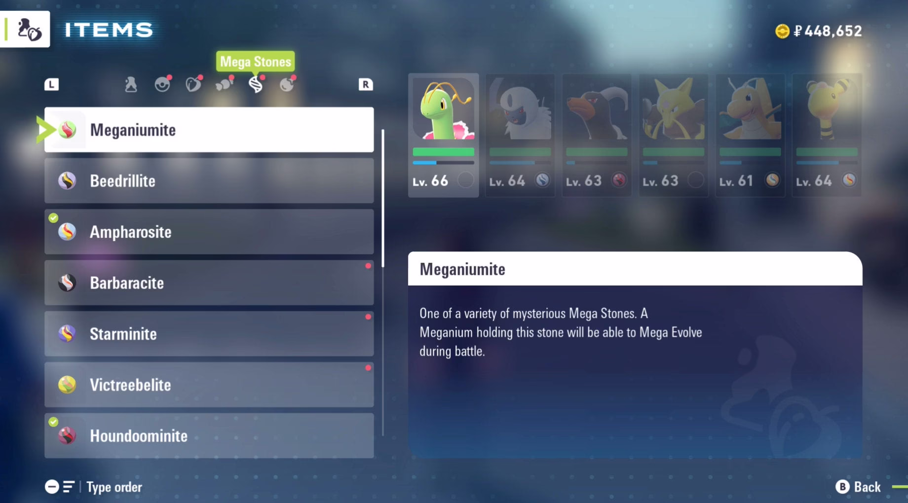Mega Stones Pokémon Legends: Z-A — imagem 5