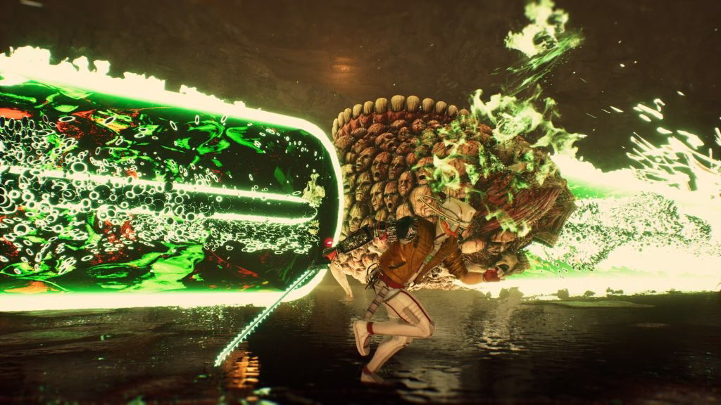 Gameplay inédito de Romeo is a Dead Man sendo apresentado no Grasshopper Direct