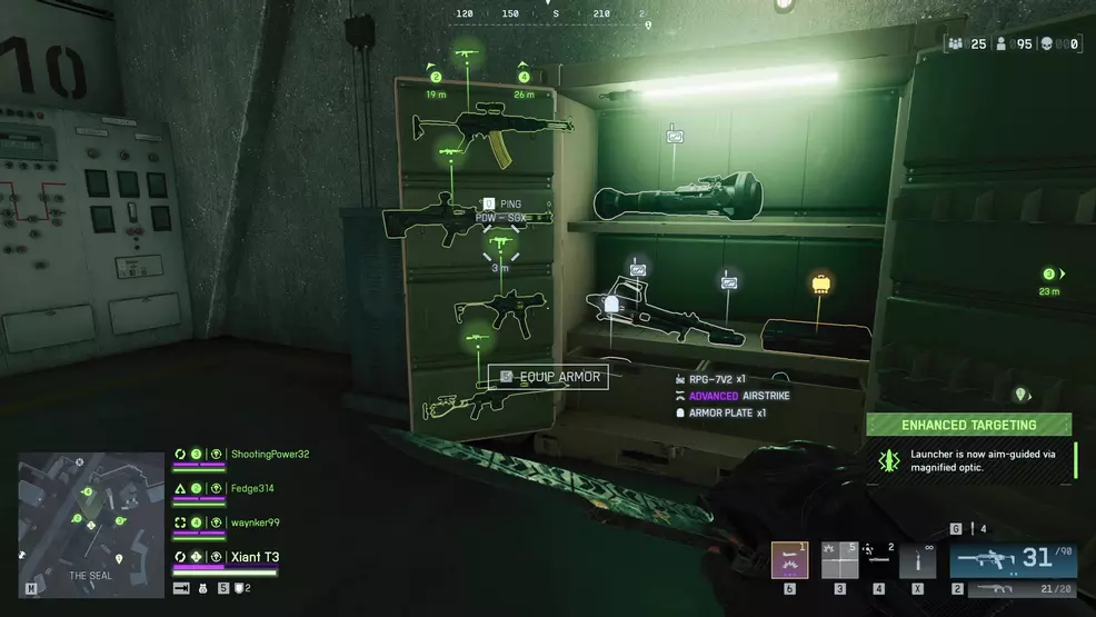Visão estratégica do mapa de Battlefield 6 REDSEC com pontos de interesse.