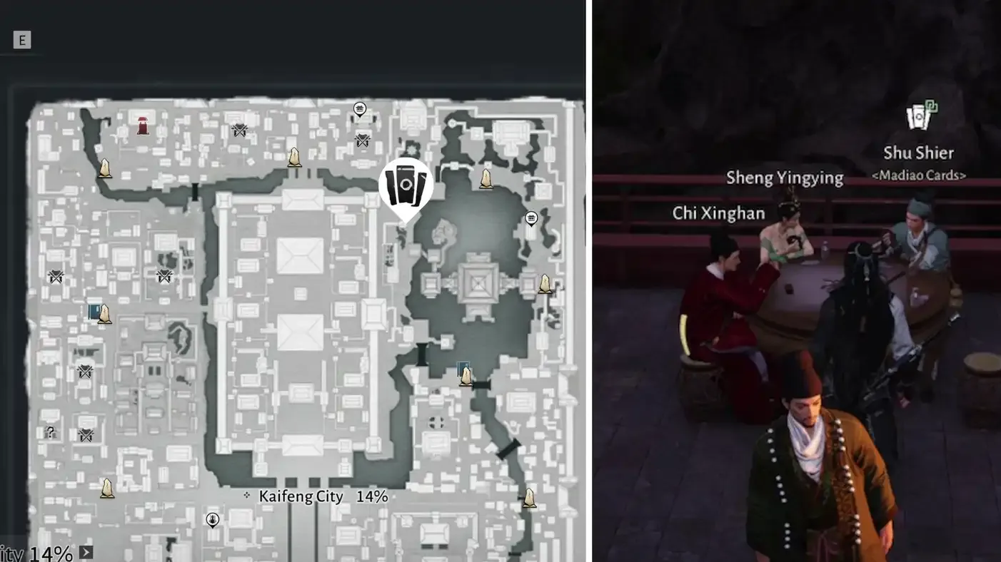 All Madiao Card Locations in Where Winds Meet