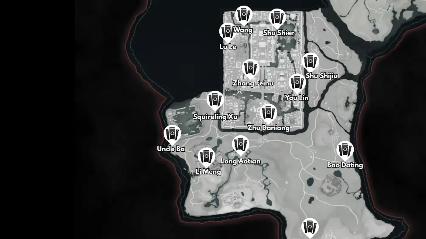 All Madiao Card Locations in Where Winds Meet