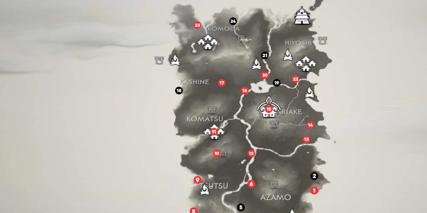 All Mongol Camp Locations in Ghost of Tsushima
