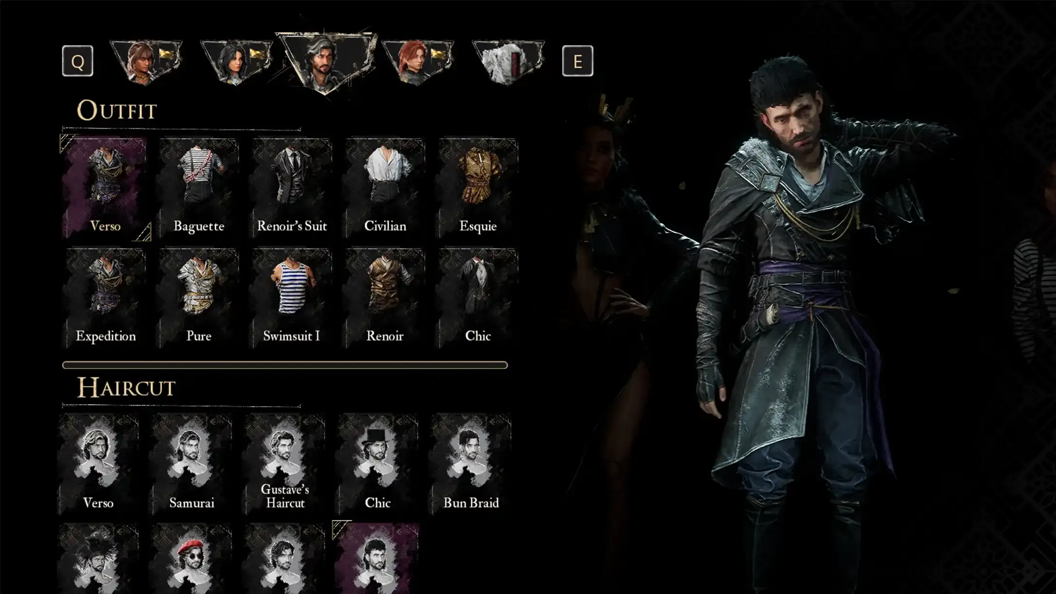 All Outfits & Haircuts (Verso's Drafts) in Clair Obscur Expedition 33