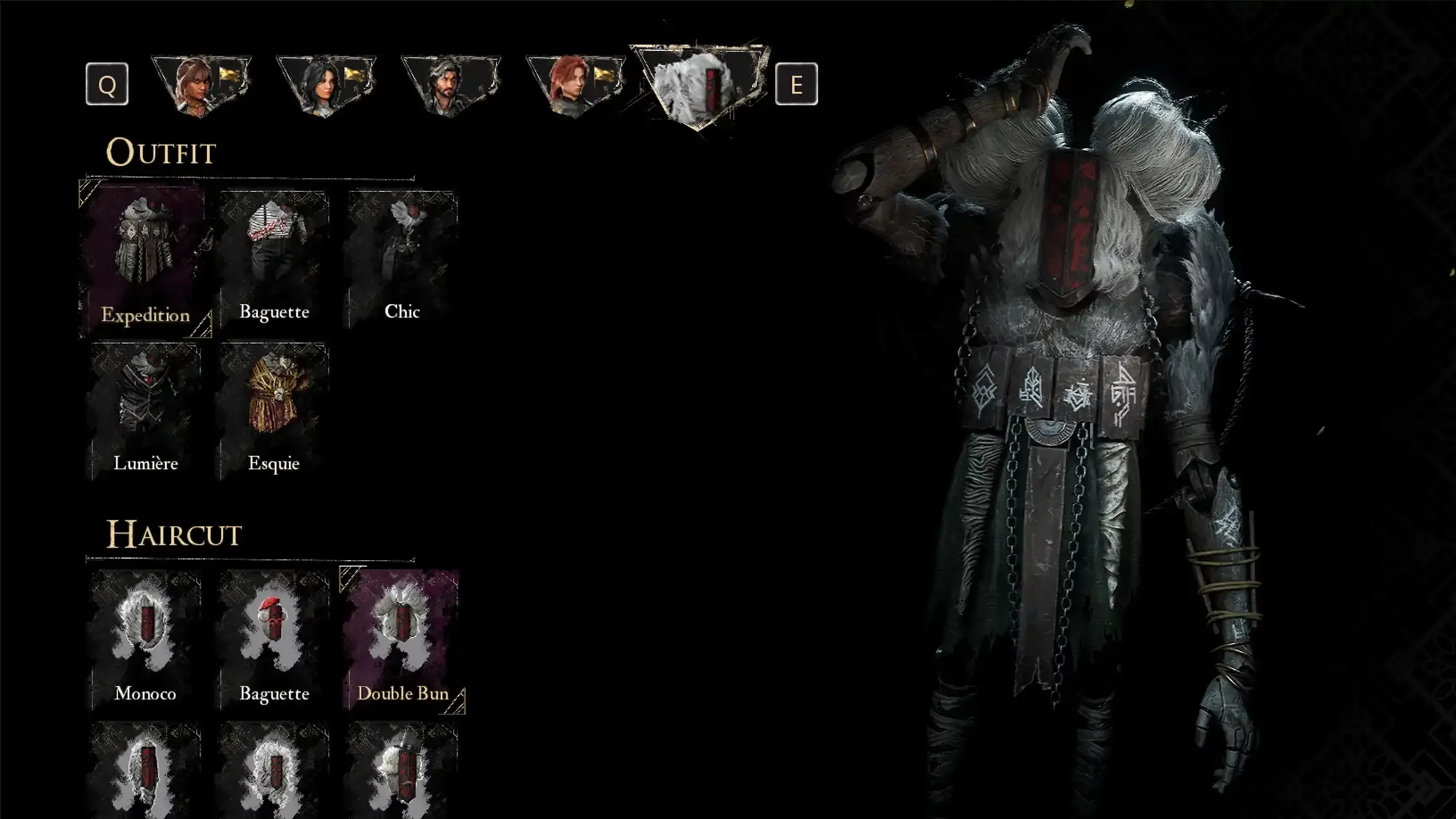 All Outfits & Haircuts (Verso's Drafts) in Clair Obscur Expedition 33