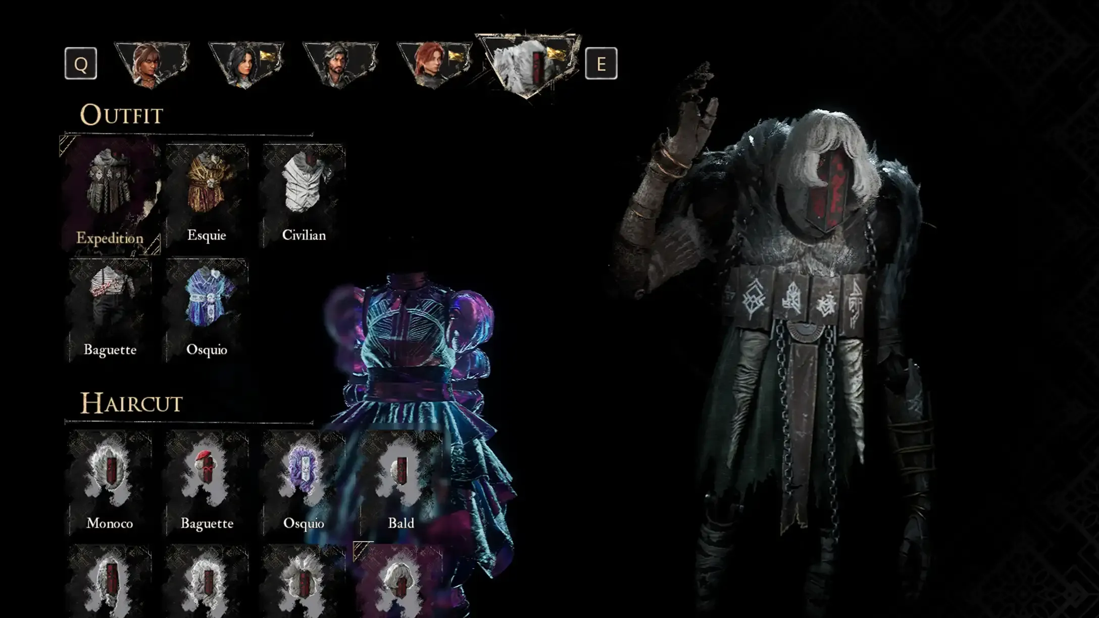 All Outfits & Haircuts (Verso's Drafts) in Clair Obscur Expedition 33