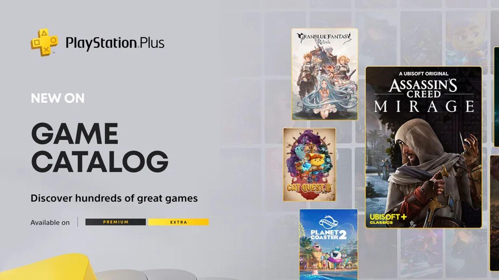 Assassin’s Creed Mirage and Granblue Fantasy: Relink Coming to PS Plus Extra/Premium in December