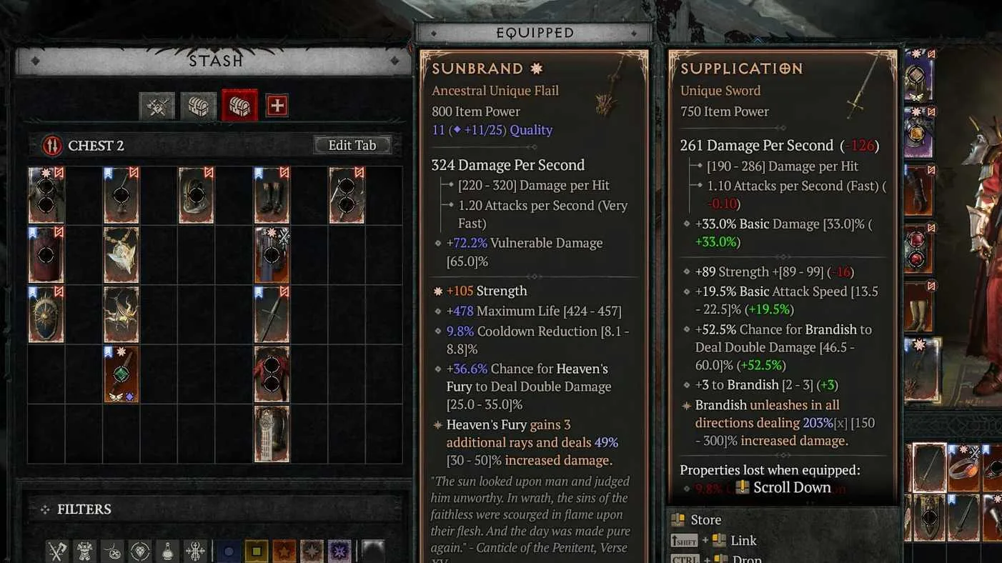 Best Endgame Brandish Build for D4