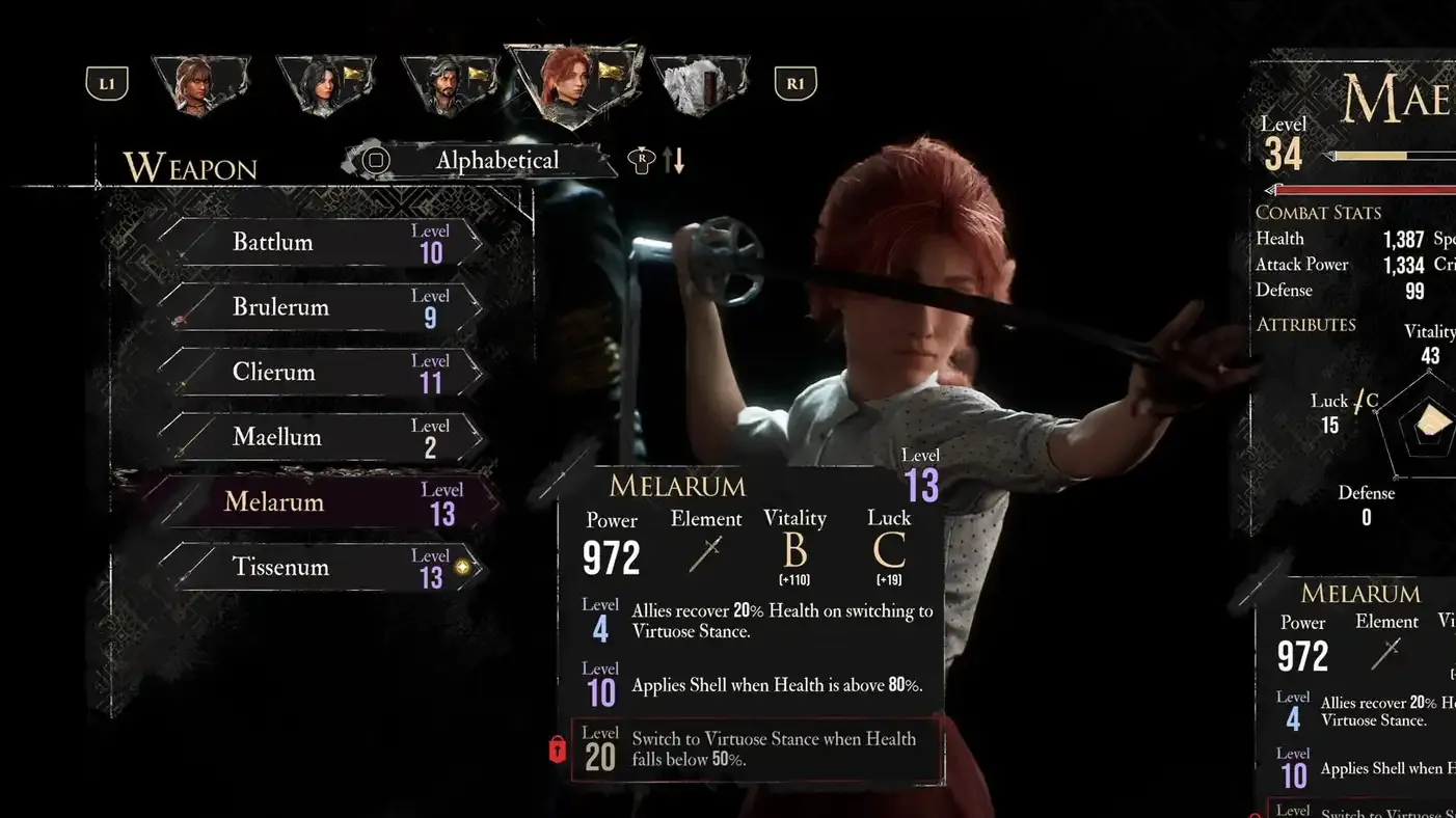 Best Maelle build in Clair Obscur Expedition 33