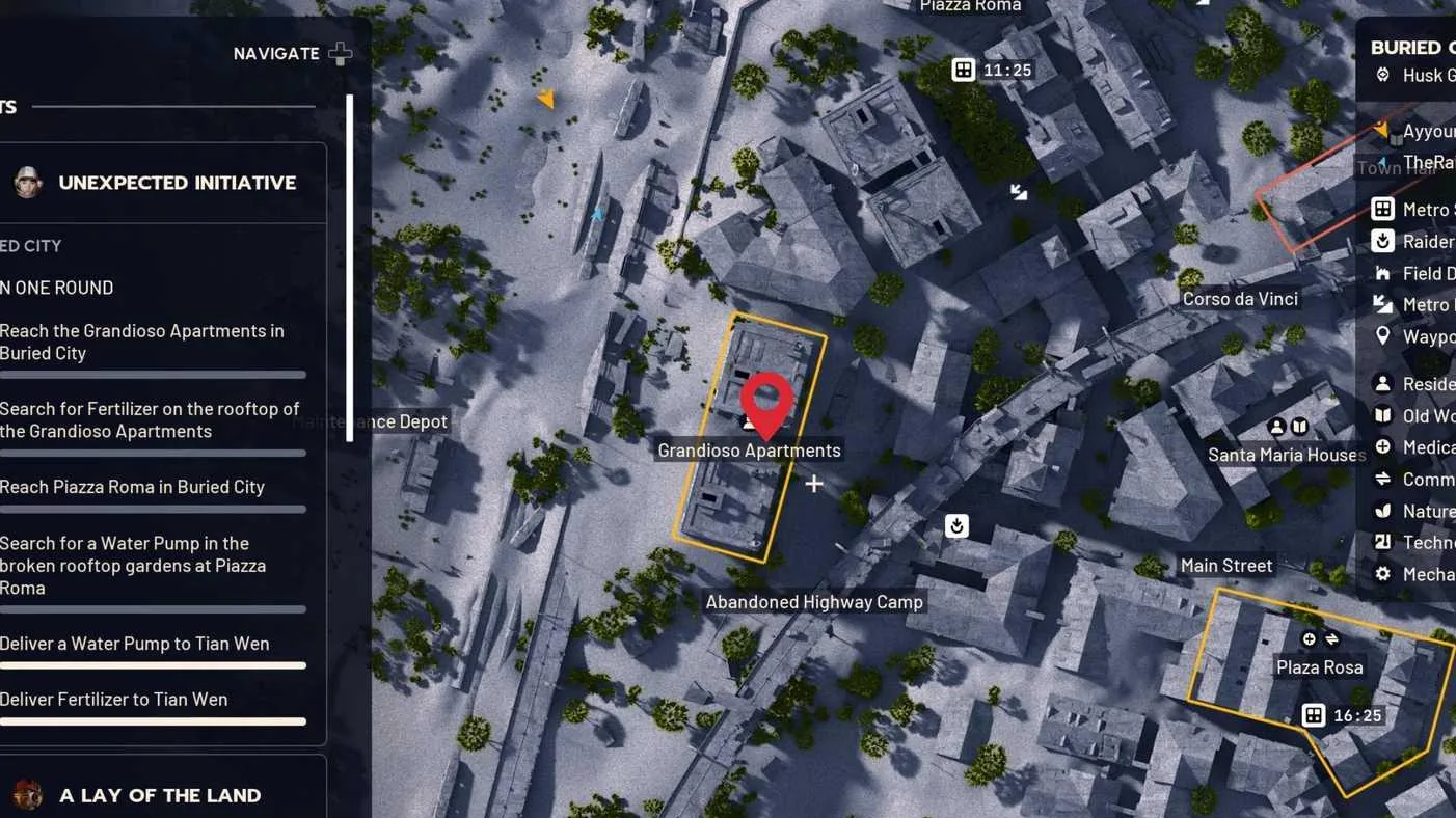 Broken Rooftop Garden Location (Unexpected Initiative) in ARC Raiders