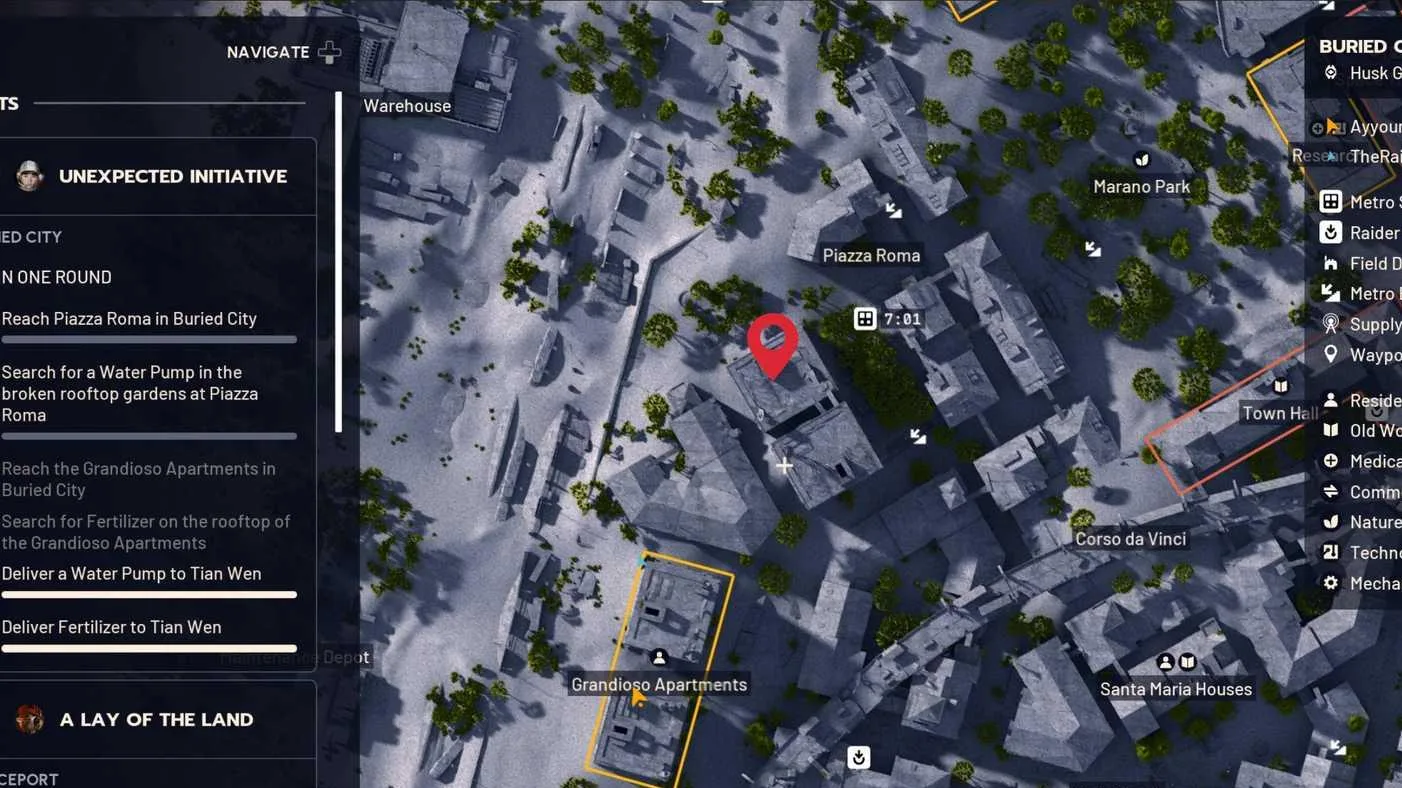 Broken Rooftop Garden Location (Unexpected Initiative) in ARC Raiders