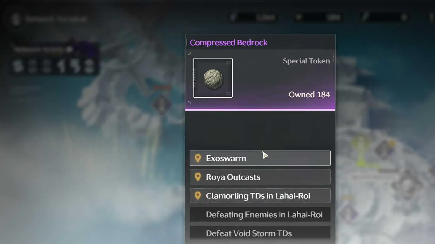 Compressed Bedrock Locations In WuWa (Wuthering Waves)