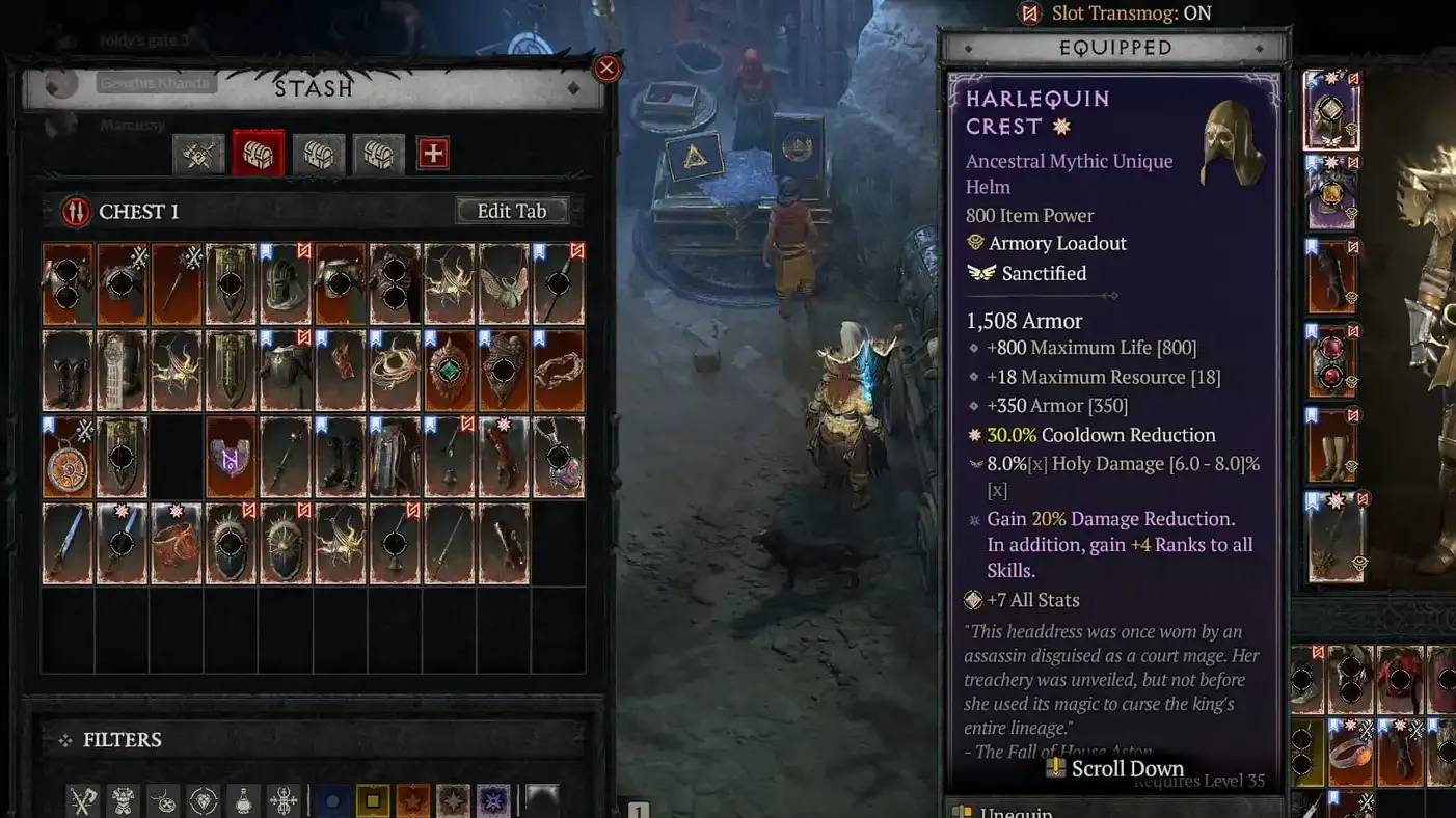 Diablo 4 Full Mythic Uniques List
