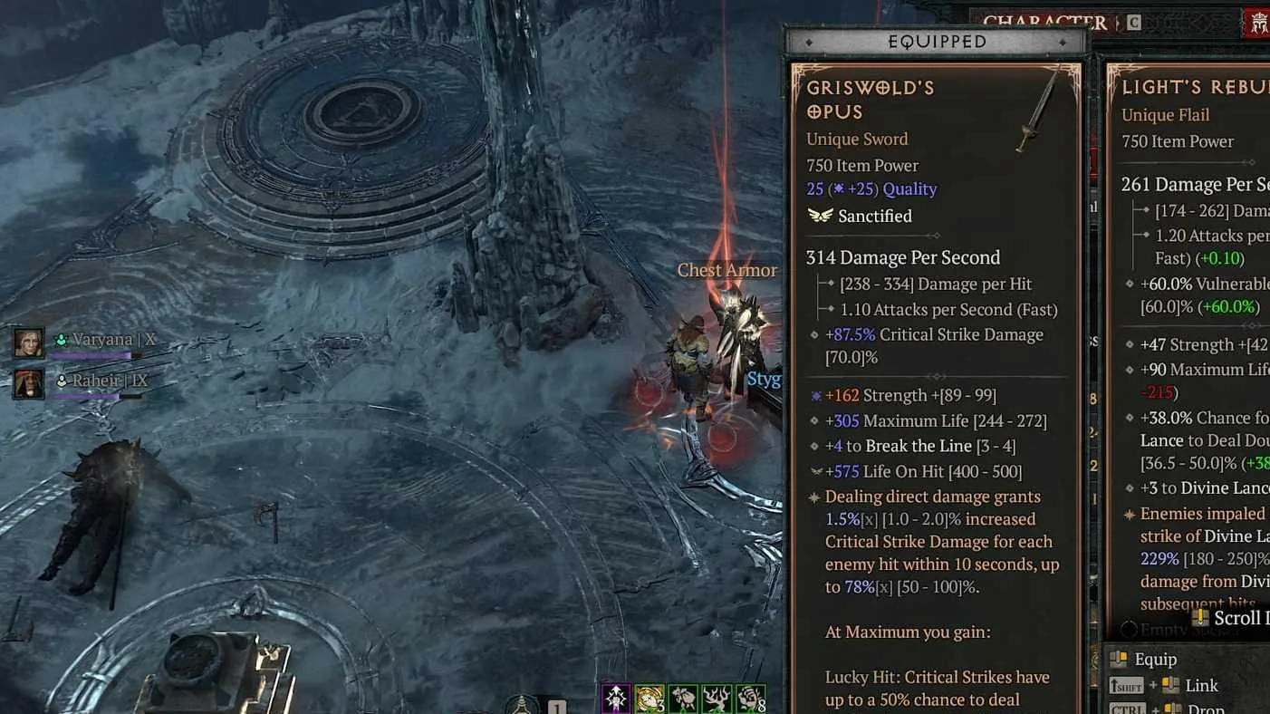 Diablo 4 Light's Rebuke Drop Location