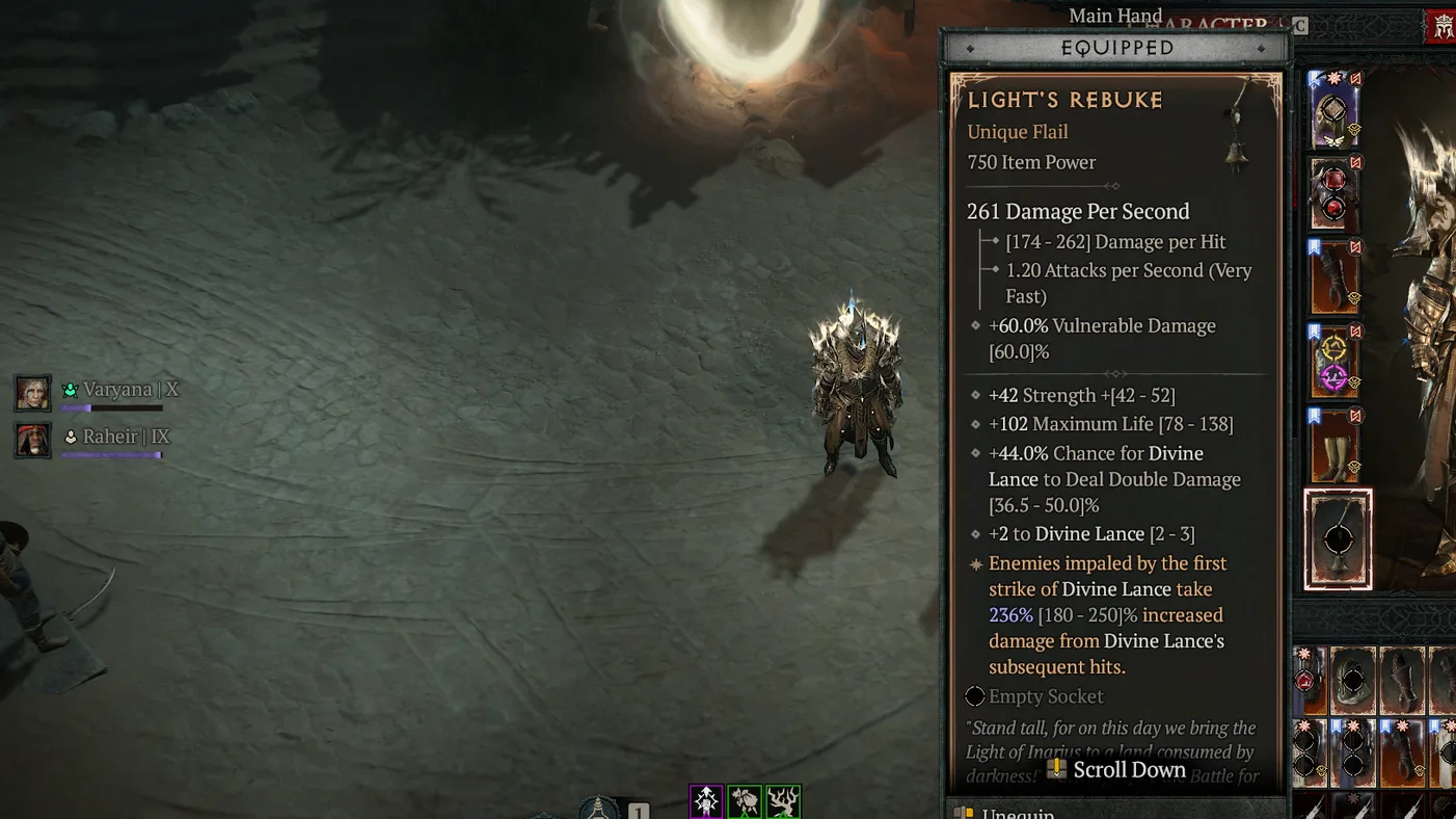 Diablo 4 Light's Rebuke Drop Location