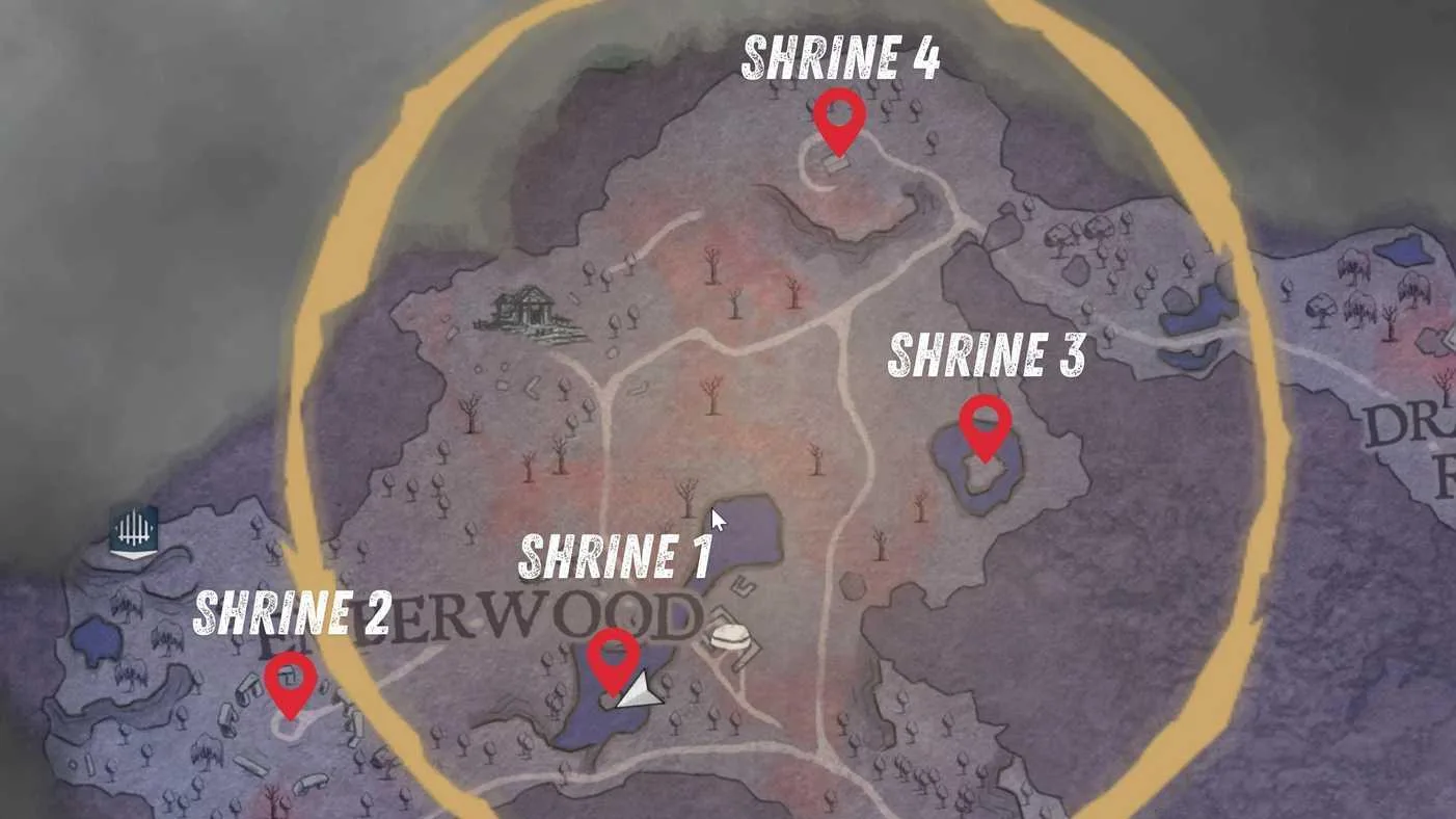 Emberwood Village Barrier Shrine Locations in RuneScape Dragonwilds