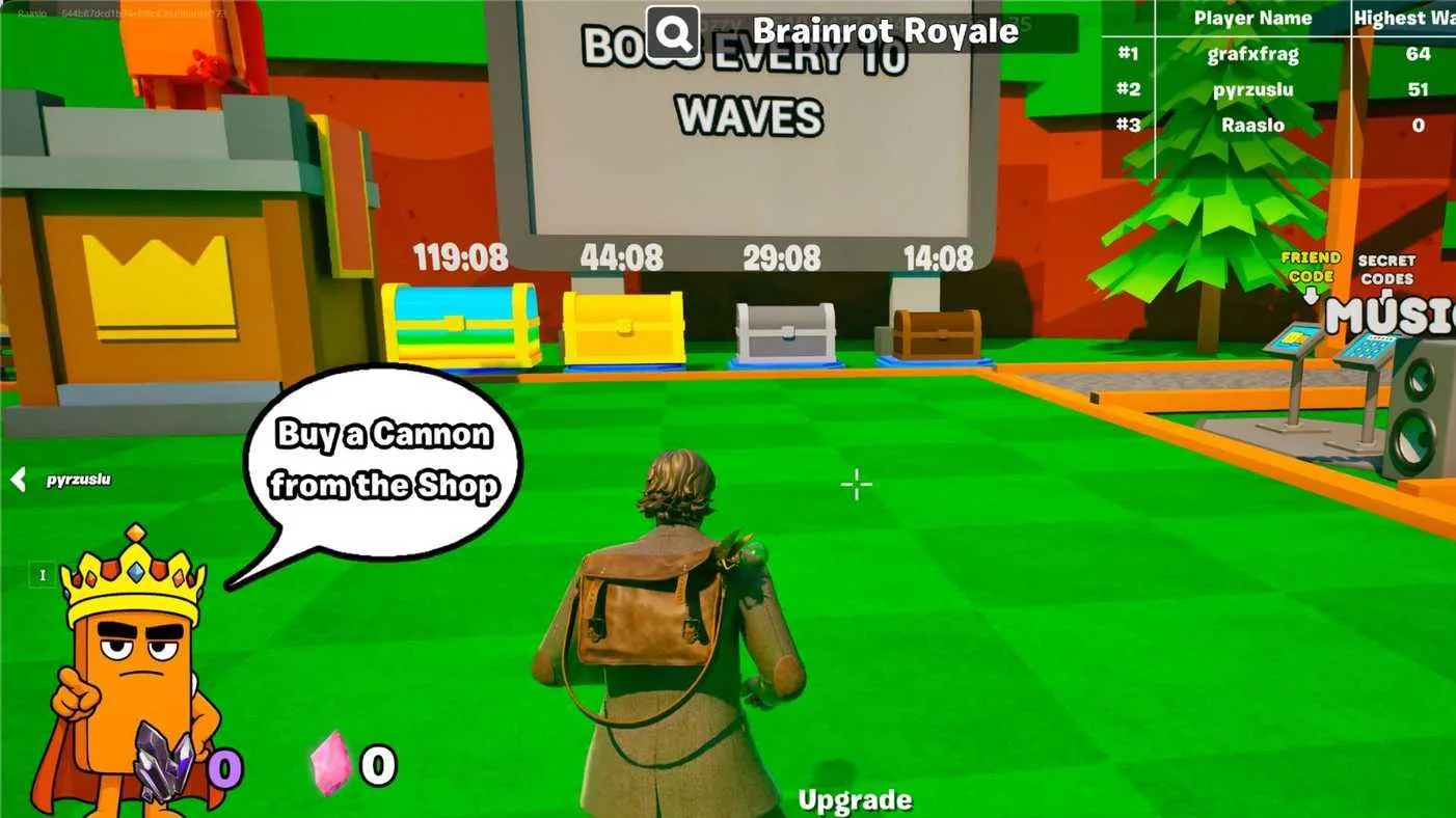 Fortnite: Brainrot Royale Codes