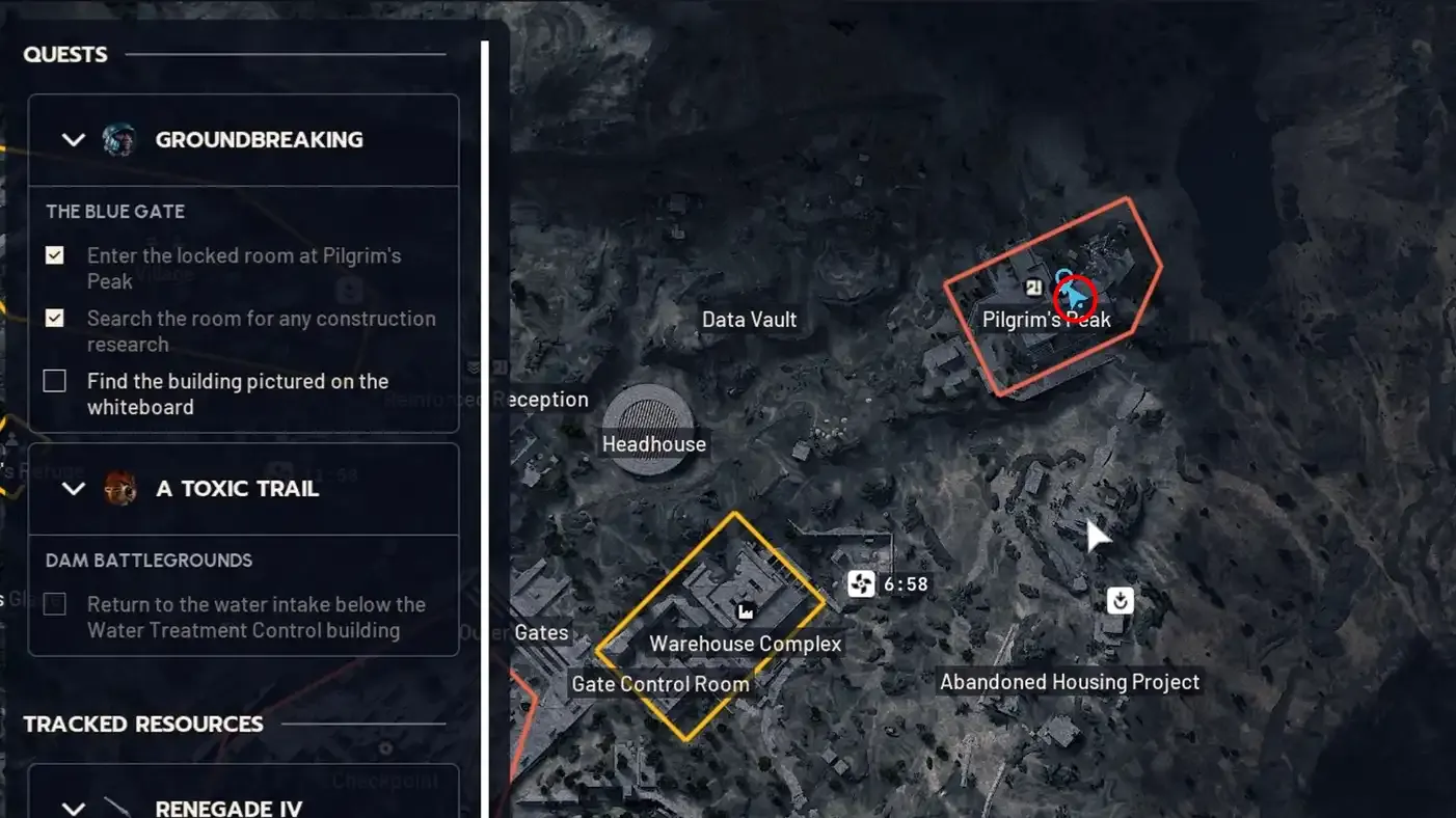 Groundbreaking Quest In ARC Raiders (Abandoned House On The Whiteboard)