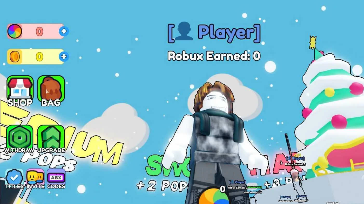 Pop For Free Roblox Codes