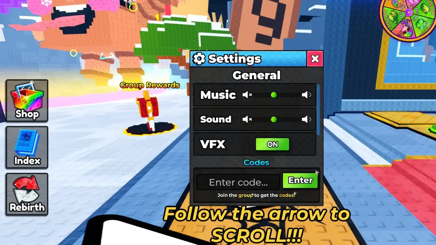 Scroll a Brainrot Roblox Codes List