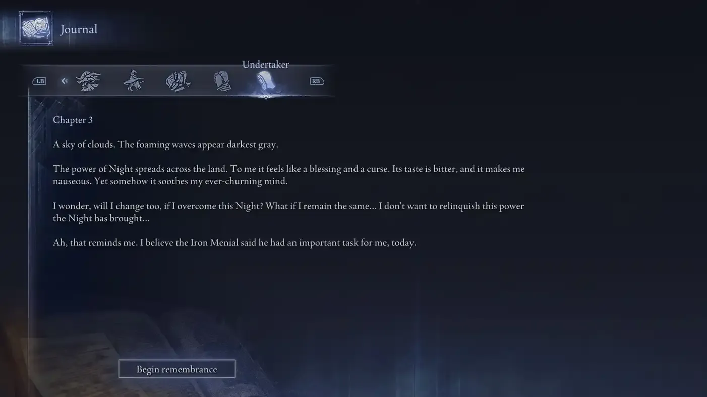 Undertaker remembrance quest walkthrough in Elden Ring Nightreign the Forsaken Hollows
