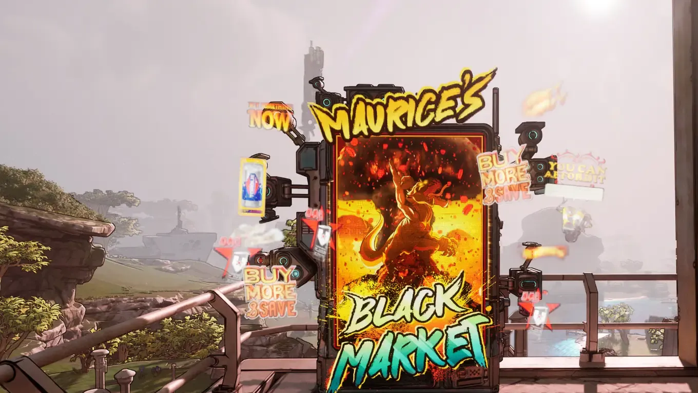 Where is Maurice's Black Market Vending Machine in Borderlands 4