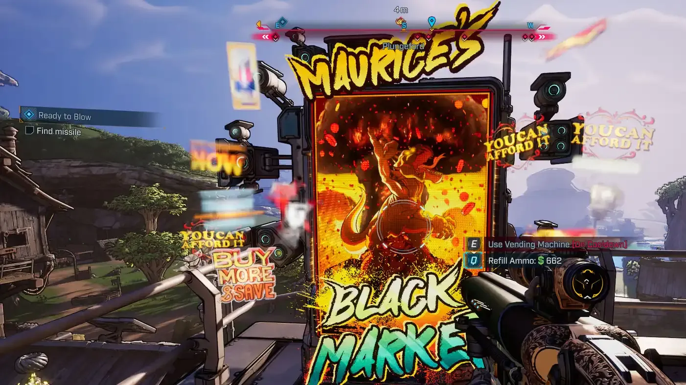 Where is Maurice's Black Market Vending Machine in Borderlands 4