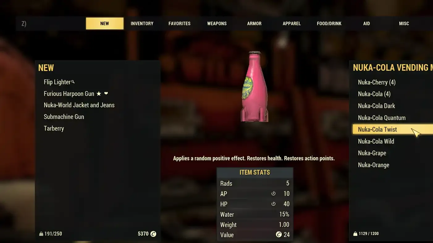 Where to Find Nuka-Cola Twist in Fallout 76
