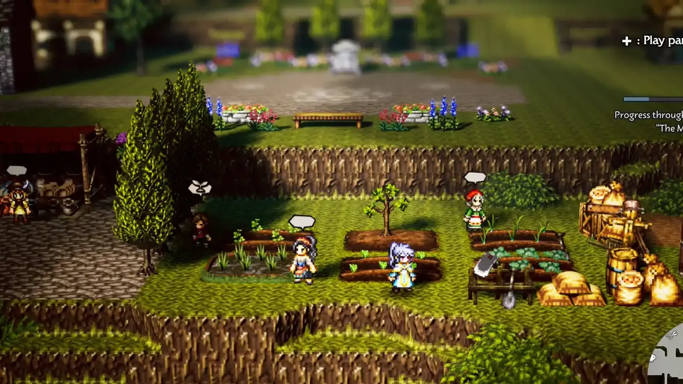 Where to find town upgrades in Octopath Traveler 0