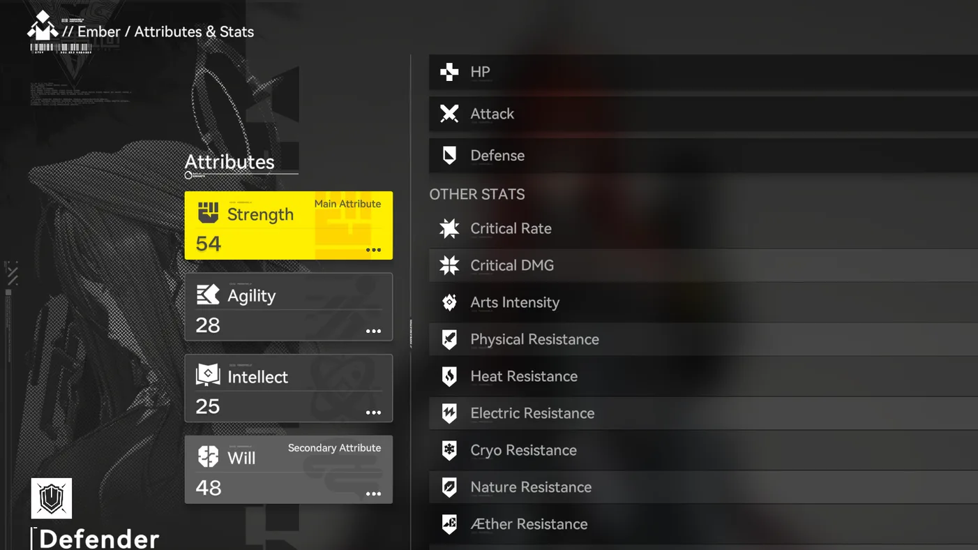 All Attributes, Explained in Arknights Endfield