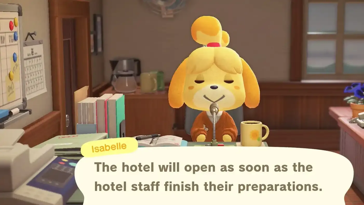 Animal Crossing: New Horizons 3.0 update hotel guide