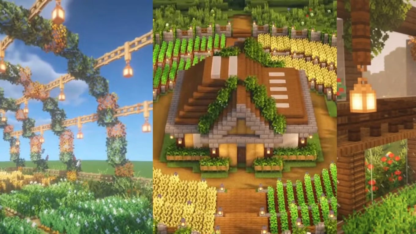 Best Aesthetic Farm Designs In Minecraft