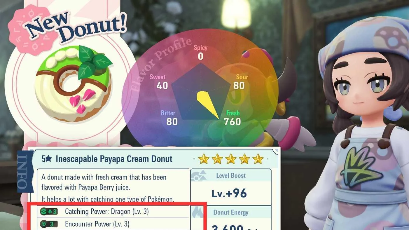 Best Donut Recipes in Pokemon Legends ZA Mega Dimension