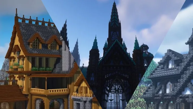 Minecraft: Ideias de Casas Góticas para Criar Mundos de Fantasia Sombria