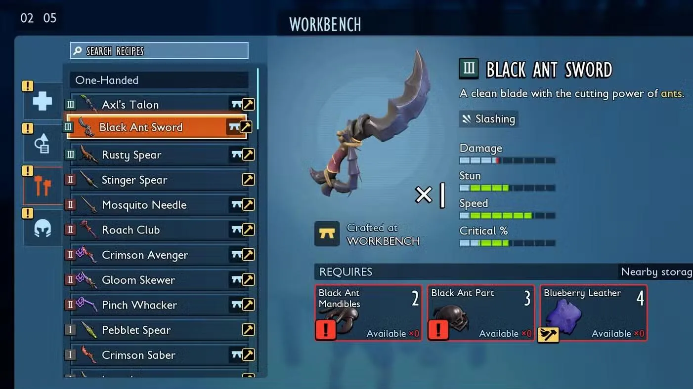 Grounded 2 Toxic Tangle DLC All New Weapons & Crafting Guides