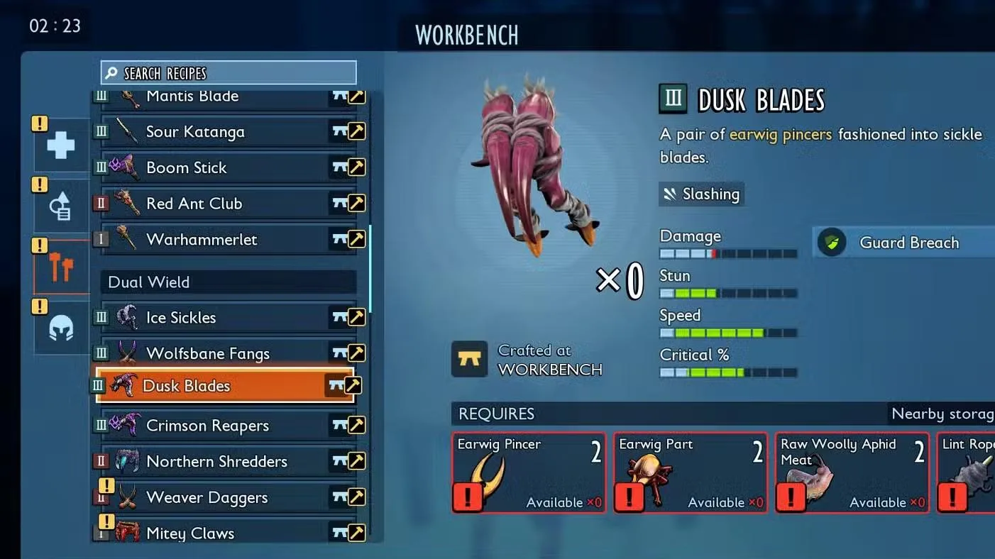 Grounded 2 Toxic Tangle DLC All New Weapons & Crafting Guides