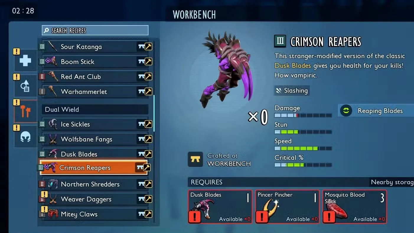 Grounded 2 Toxic Tangle DLC All New Weapons & Crafting Guides