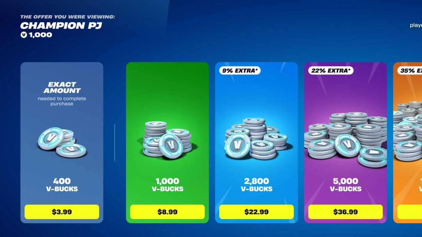 How In-Island V-Buck Purchases Work in Fortnite (FAQ)