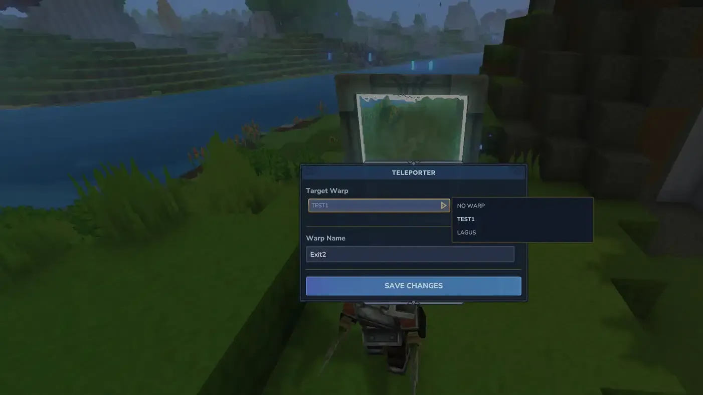 How to build a teleporter in Hytale