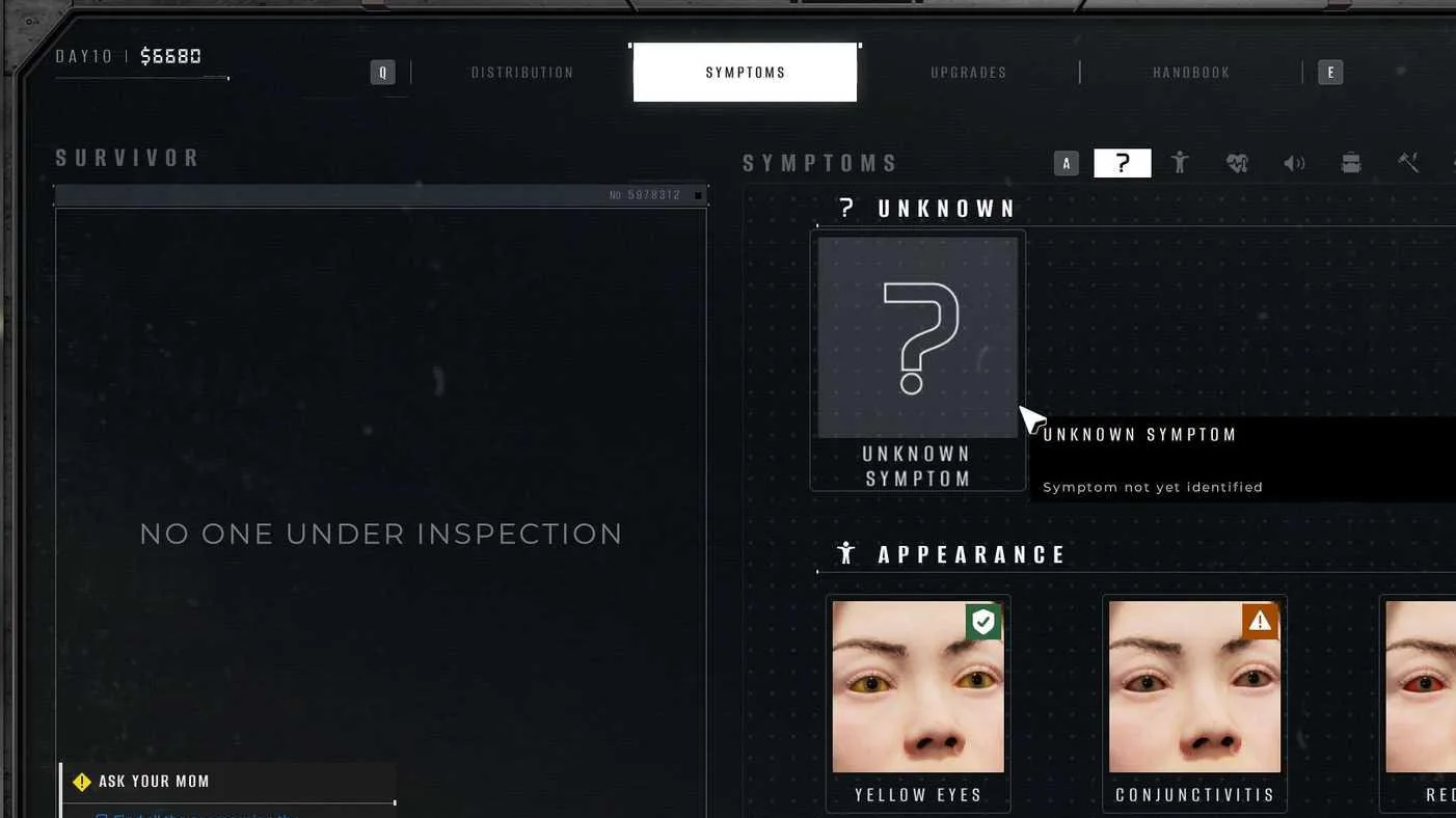 How to Discover New Symptoms in Quarantine Zone (Laboratory Guide)