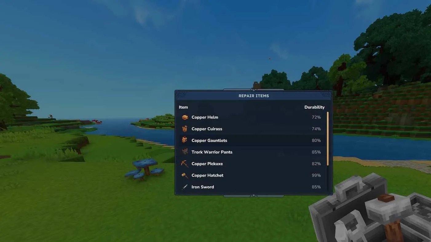 How to Fix Weapons and Armor in Hytale