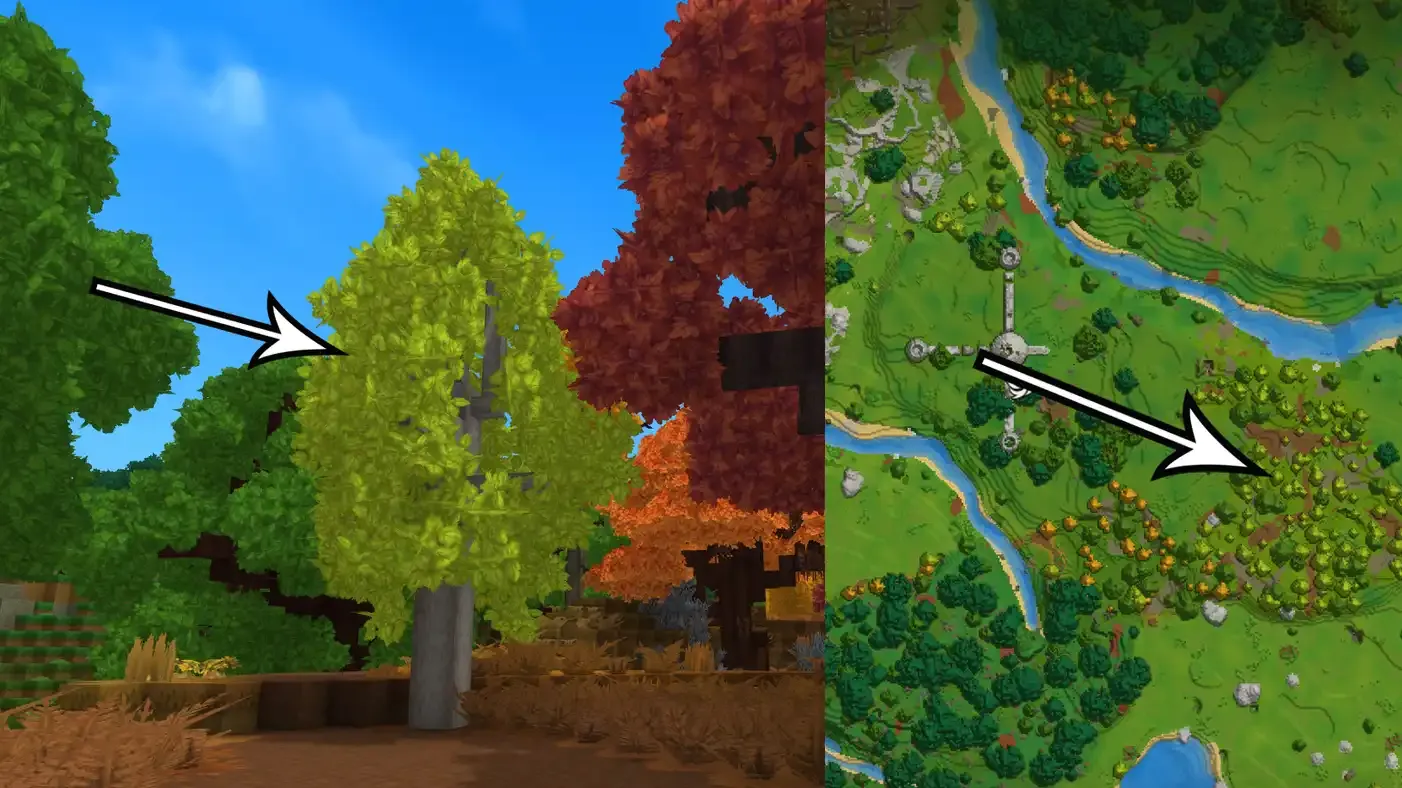 How to get lightwood trunks in Hytale