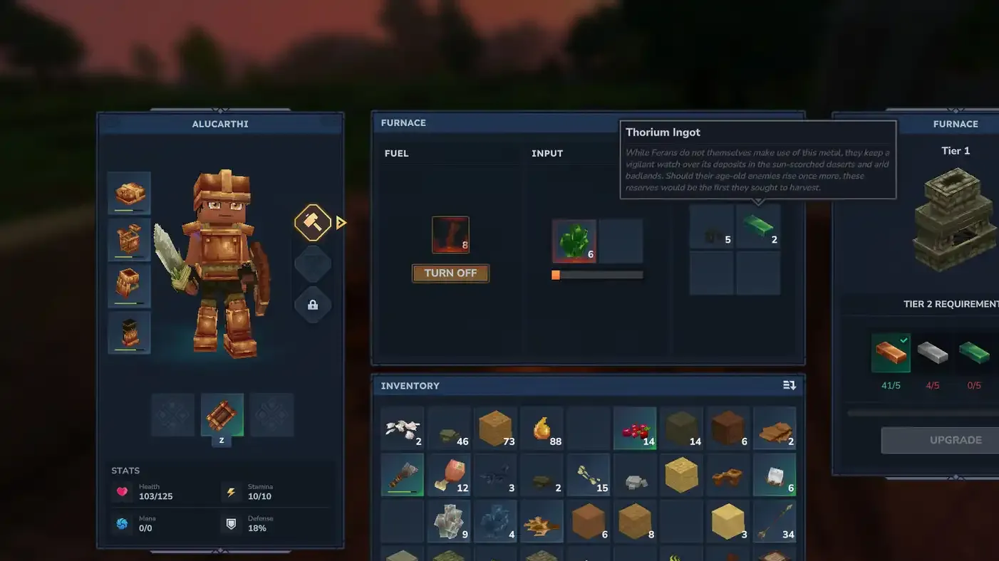 How to get thorium in Hytale