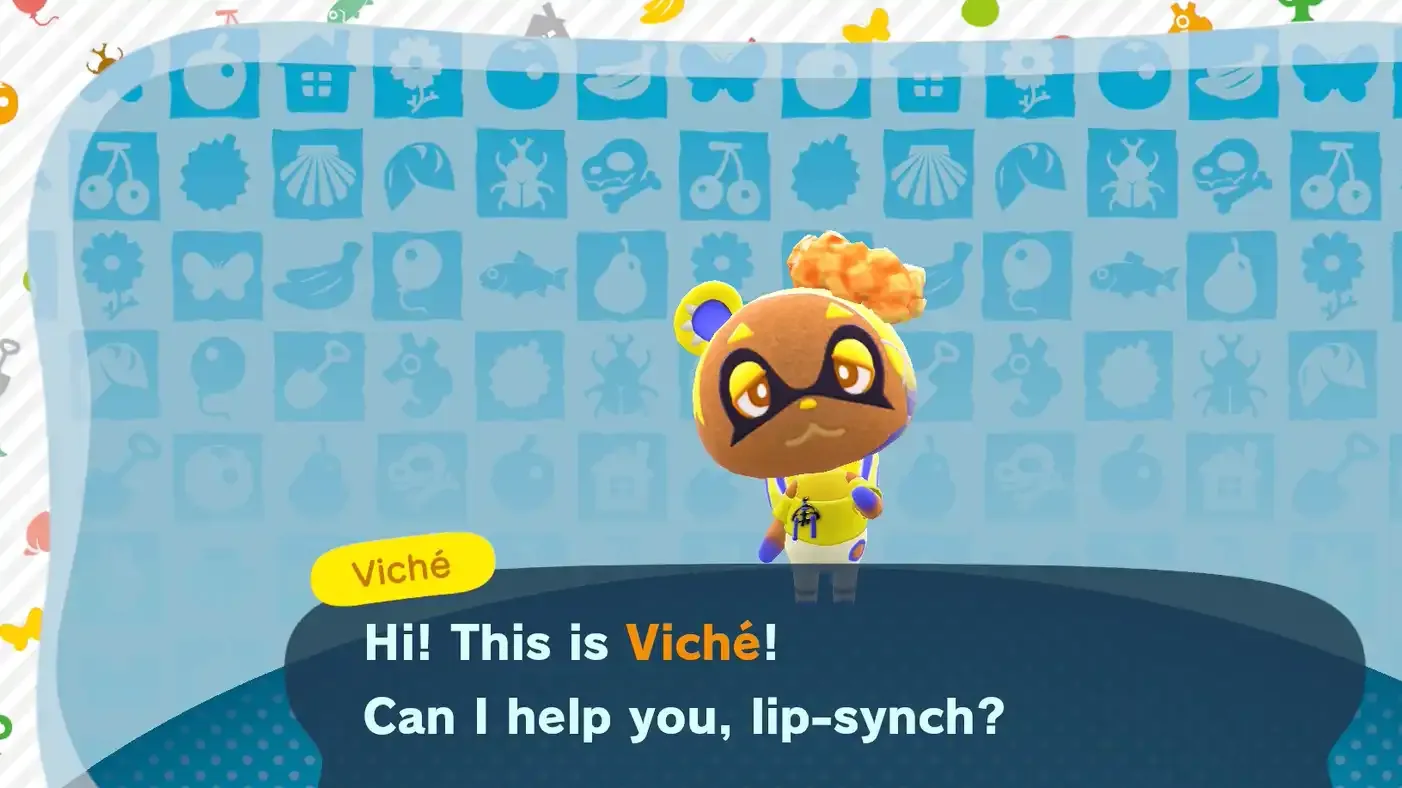 Cece e Viché em Animal Crossing: New Horizons
