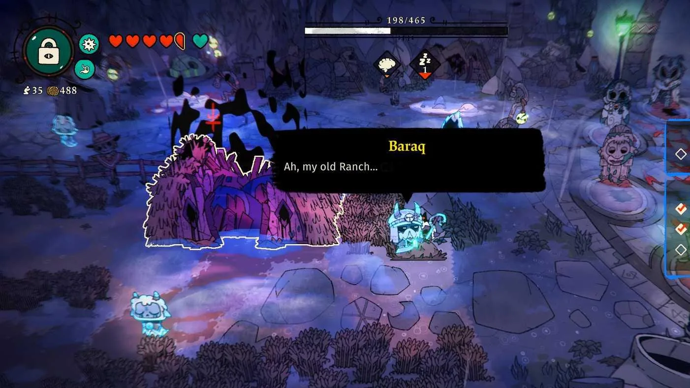 Ranching Guide In Cult Of The Lamb Woolhaven DLC