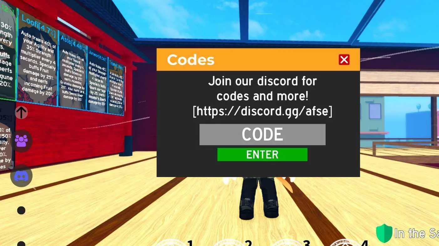 Roblox Anime Fighting Simulator Endless Codes